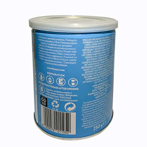 Cà Phê Lavazza Caffè Decaffeinato - Cà phê bột hương Caffè Decaffeinato (250g)