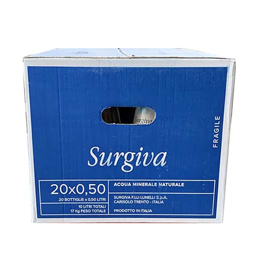 Nước khoáng không ga Surgiva Natural 500ml - 1 thùng