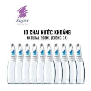 Nước khoáng không ga Surgiva Natural 500ml - 10 chai