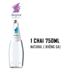 Nước khoáng không ga Surgiva Natural 750ml - 1 chai