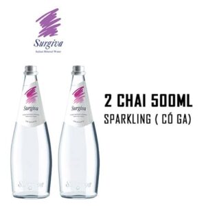 Nước khoáng có ga Surgiva Sparkling 500ml - 2 chai