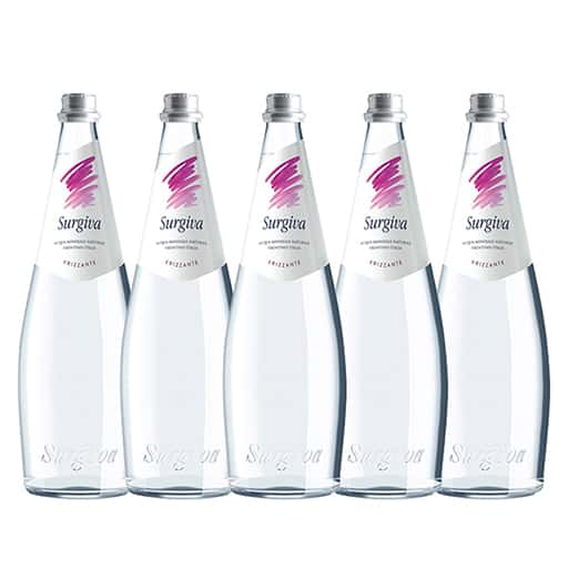 Nước khoáng có ga Surgiva Sparkling 750ml - 5 chai