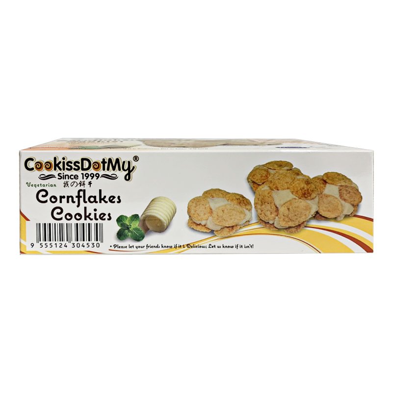 Bánh Quy Bỏng Ngô Cookissdotmy 100g (gram) - Cornflakes Cookies