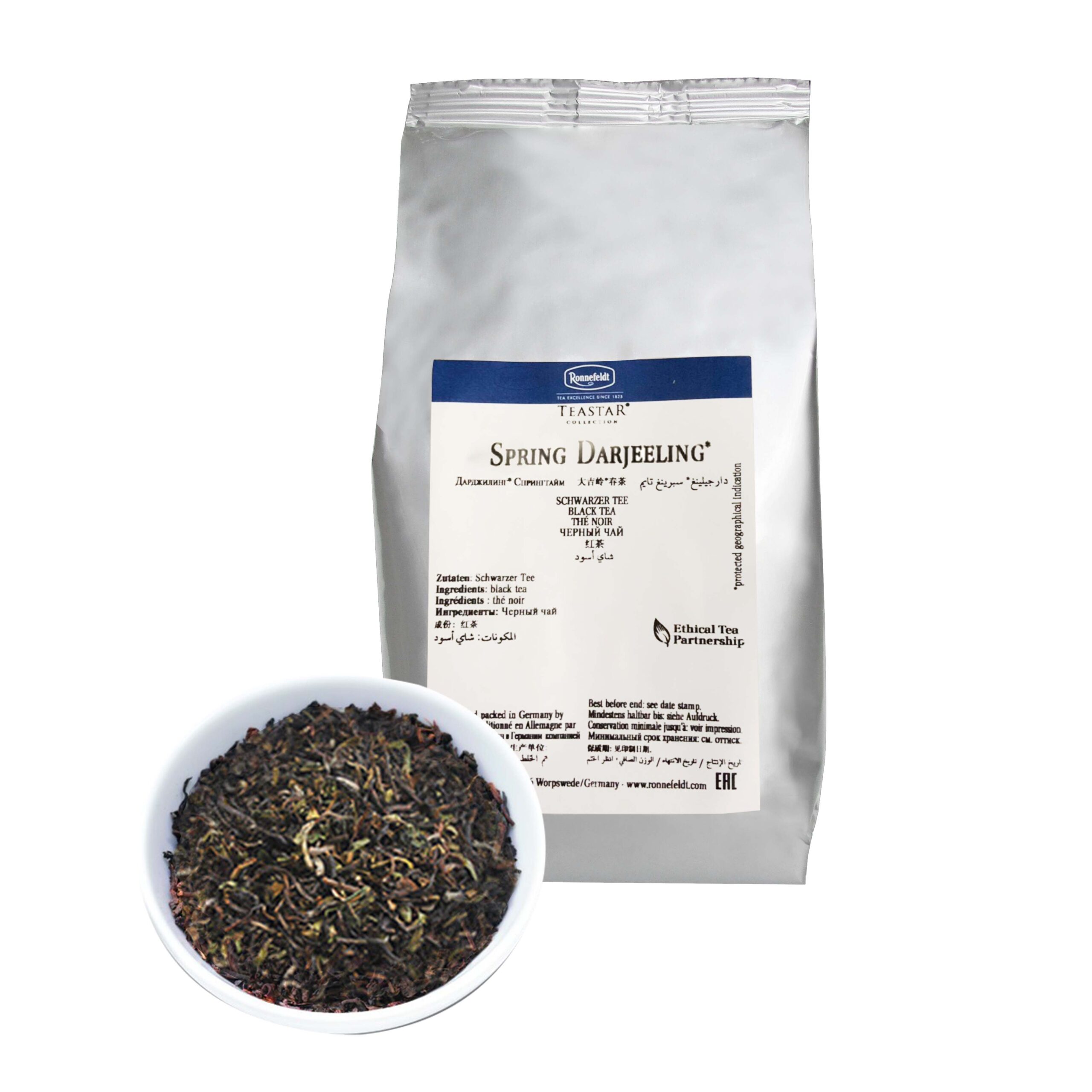 Darjeeling Spring - Ronnefeldt Loose Leaf® | Trà đen mùa xuân Ấn Độ - Trà lá (gói 100g)