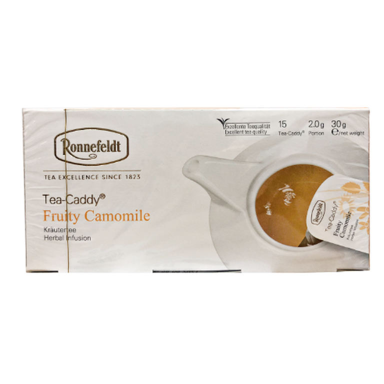 Fruity Camomile - Ronnefeldt Tea-Caddy® | Trà xanh hoa cúc La Mã - Trà túi lọc cao cấp (1 hộp / 20 gói)