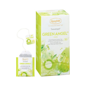 Green Angel - Ronnefeldt Teavelope® | Trà xanh hương đào lê - Trà túi lọc (1 hộp / 25 gói)