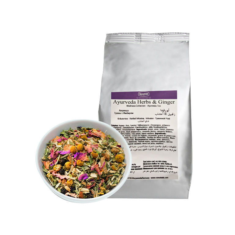 Herbs and Ginger - Ronnefeldt Loose Leaf® | Trà xanh thảo dược - Trà lá (gói 100g)