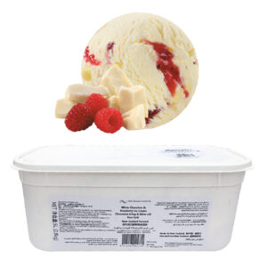 Kem Sô cô la Trắng - Mâm xôi 5 lít | White Chocola and Raspberry 5 Liter