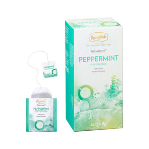 Peppermint - Ronnefeldt Teavelope® | Trà xanh bạc hà - Trà túi lọc (1 hộp / 25 gói)