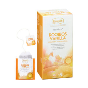 Rooibos Vanilla - Ronnefeldt Teavelope® | Trà đen thảo dược hương Vani Nam Phi - Trà túi lọc (1 hộp / 25 gói)